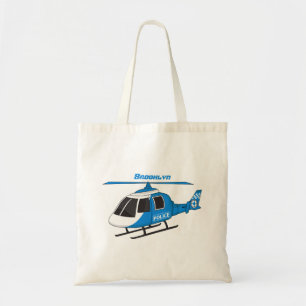 Niedliche Polizeiabteilung Hubschrauber Chopper Ca Tragetasche