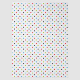 Niedliche Polka Dot Pattern Weihnachten Seidenpapier