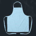 Niedliche Polka Dots Light Baby Blue und White Schürze<br><div class="desc">Simple Polka Dot Light Baby Blue und White</div>