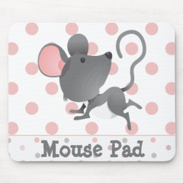 Niedliche Polka-Punkte Mousepad