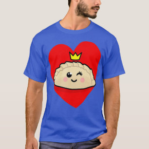 Niedliche Polska Pierogi Princess Liebe Herzgesche T-Shirt