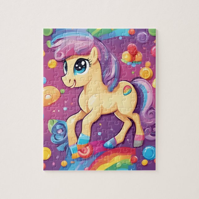 Niedliche Pony Puzzle (Vertikal)