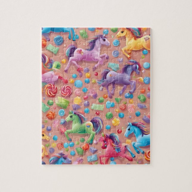 Niedliche Pony Puzzle (Vertikal)