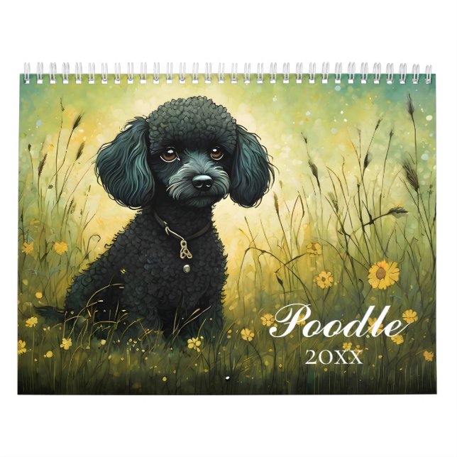 Niedliche Poodles Kalender (Titelbild)