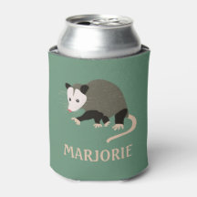 Niedliche Possum Illustration Light Green Personal