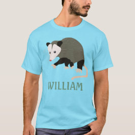Niedliche Possum-Illustration Personalisiert T-Shirt