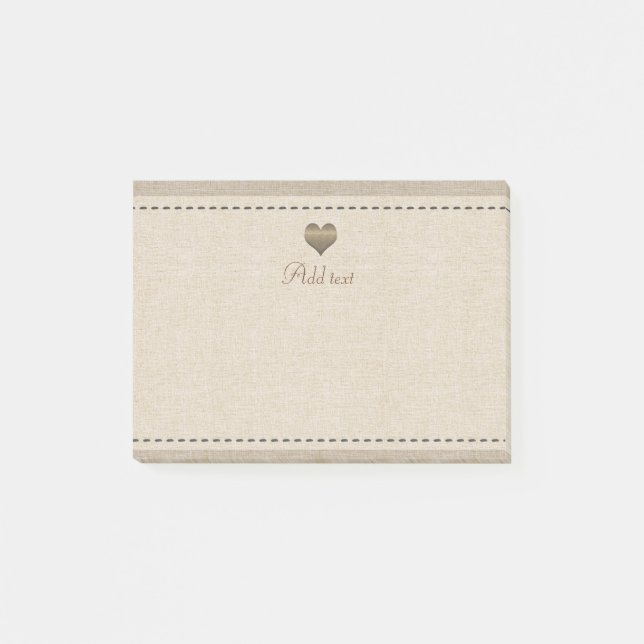 Niedliche Post mit Liebe Post-it Klebezettel (Vorderseite)