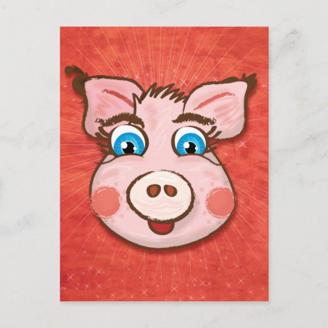 Niedliche Postkarte (Vorderseite)