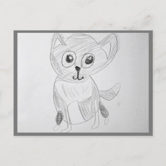 Niedliche Postkarte für Jeder Anlass