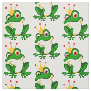 Niedliche Prinzessin Frog. Krone.Grün Stoff