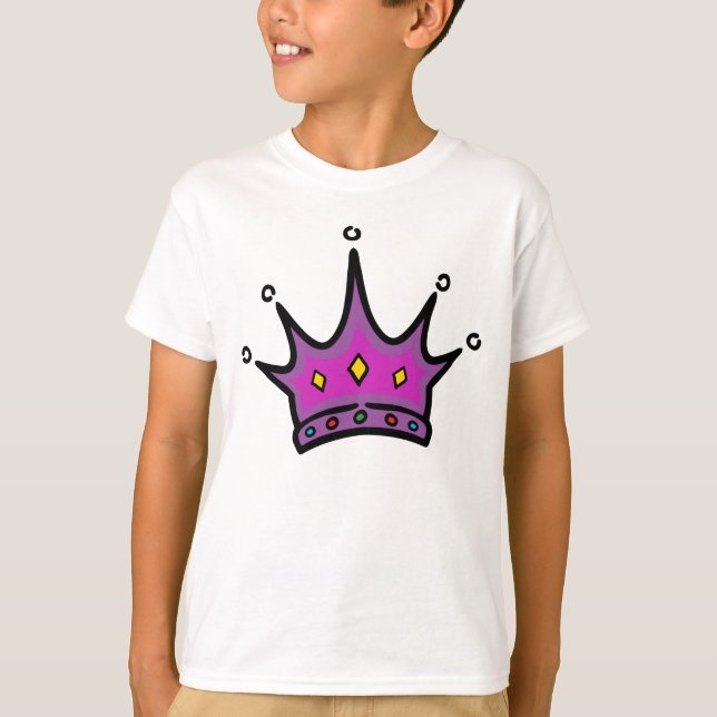 Niedliche Prinzessin Tiara T-Shirt (Vorderseite)