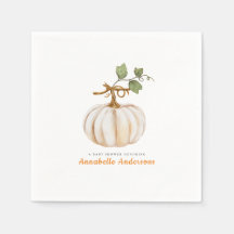 Niedliche Pumpkin Fall Baby Dusche
