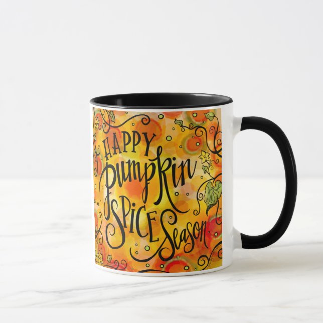 Niedliche Pumpkin-Gewürzsaison Tasse (Rechts)