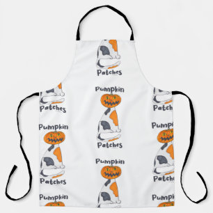 Niedliche Pumpkin Patches Halloween Calico Cat Pat Schürze