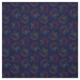 Niedliche Pumpkins Muster Herbst Erntedank Stoff