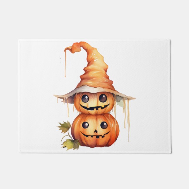 Niedliche Pumpkins-Sticker Fußmatte (Vorderseite)