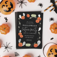 Niedliche Pumpkins und Gespenster-Halloween-Party