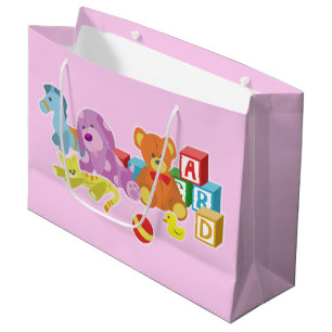 Niedliche Puppen (rosa) Große Geschenktüte