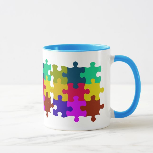 Niedliche Puzzle-Tasse Tasse (Rechts)