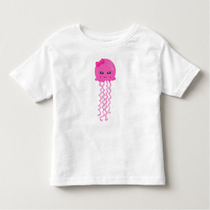 Niedliche Quallen, kleine Quallen, rosa Quallen Kleinkind T-shirt