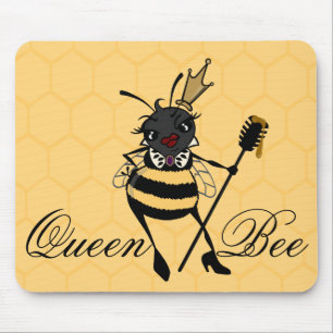 NIEDLICHE QUEEN BEE HORIZONTAL HONEYCOMB MAUSPAD
