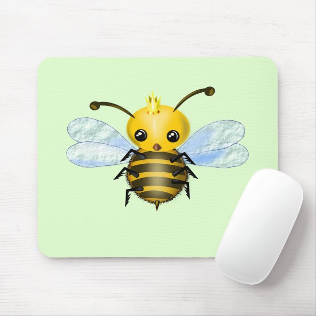 Niedliche Queen Bee Mouse Pad Mousepad (Mit Mouse)