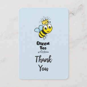 Niedliche Queen Bee with Crown Danke