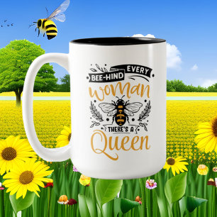 niedliche Queen beword art add monogram Zweifarbige Tasse
