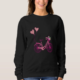 Niedliche Radfahrermädchen Frauen Radsport Biker Sweatshirt