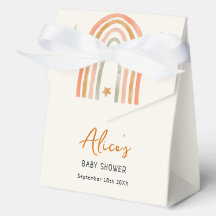 Niedliche Rainbow Boho Baby Dusche