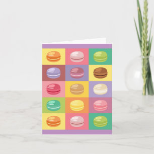 Niedliche Rainbow Macarons Pop Art