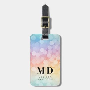 Niedliche Rainbow Marble Gepäckmarke Gepäckanhänger
