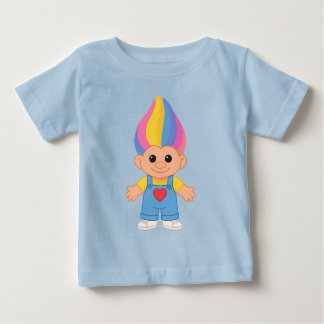Niedliche Rainbow Troll Doll Baby T-shirt