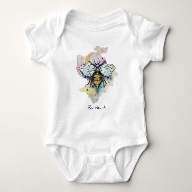 Niedliche Rainbow-Wash Baby Strampler (Vorderseite)