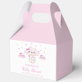 Niedliche Raindrop Sweetheart Babydusche Geschenkschachtel