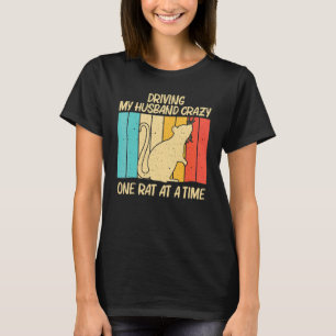 Niedliche Ratte für Frauen Mutter Maus Ratte Fluss T-Shirt