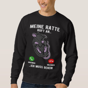 Niedliche Ratte Hausratte Nagetier Maus Haustier B Sweatshirt