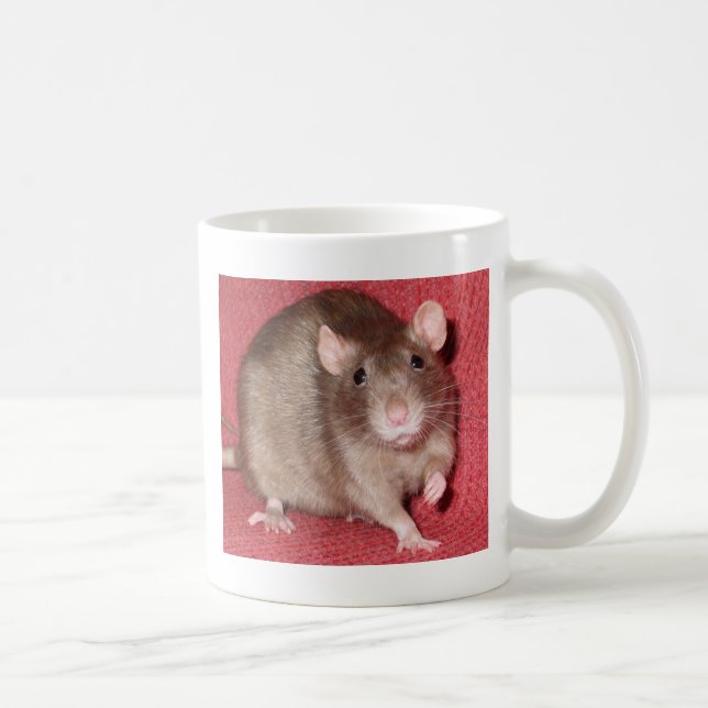 Niedliche Ratte Kaffeetasse (Rechts)