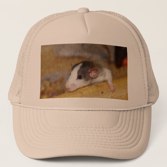 Niedliche Ratte Truckerkappe (Vorderseite)