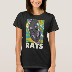 Niedliche Ratten-Hausratten-Rodent-Mouse Pet Biolo T-Shirt