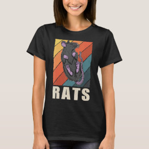 Niedliche Ratten-Hausratten-Rodent-Mouse Pet Biolo T-Shirt