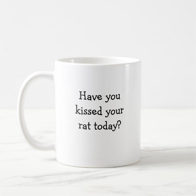 Niedliche Ratten-Tasse Tasse (Links)