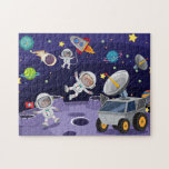 Niedliche Raumfahrtschiffe Moon Landing Kids Carto Puzzle<br><div class="desc">Dieses niedliche Puzzle enthält eine farbenprächtige Darstellung mit Raumthemen wie Planeten,  Asteroiden,  Mond,  Astronauten,  Sterne und vieles mehr. #space #astronaut #gift #giftforkids #kids #kids #galaxy #stars #niedlich #moon #jigsaw #puzzle #jigsazzle #jigsawpuzzle #gifts #fun #stockingstuffs #games #travel #planet #rocket #ship #science #science</div>