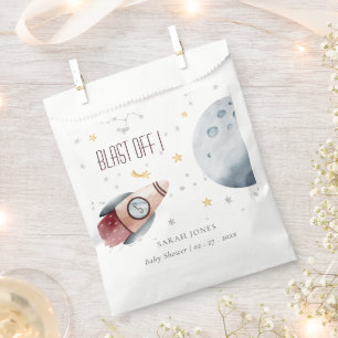 Niedliche Raumsonde Starry Planet Rocket Baby Dusc Geschenktütchen