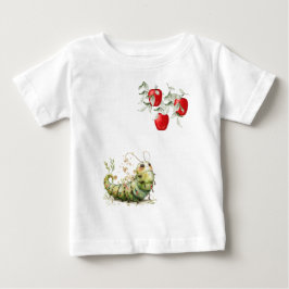 Niedliche Raupe Baby T-shirt