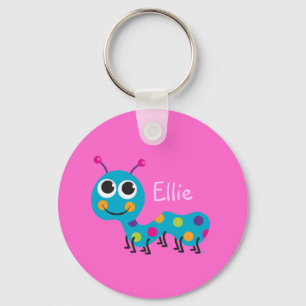 Niedliche Raupe Schlüsselanhänger