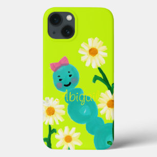 Niedliche Raupe und Personalisierte Milchprodukte Case-Mate iPhone Hülle