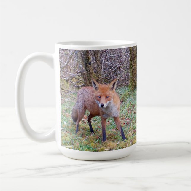 Niedliche Red Fox-Tasse Kaffeetasse (Links)