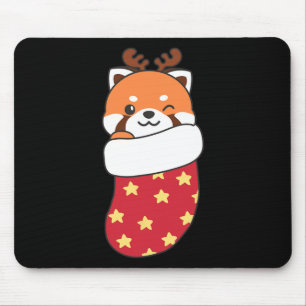 Niedliche Red Pandas zu Weihnachten Strümpfe für C Mousepad