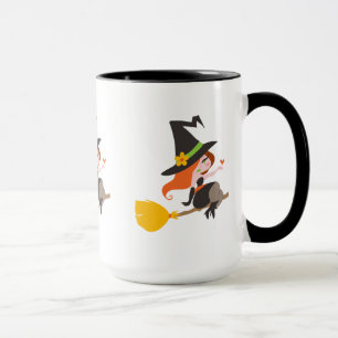 Niedliche Redhead-Hexe Tasse